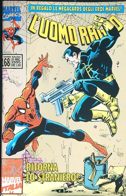 L' uomo ragno 168/ 30 maggio 1995 - copertina