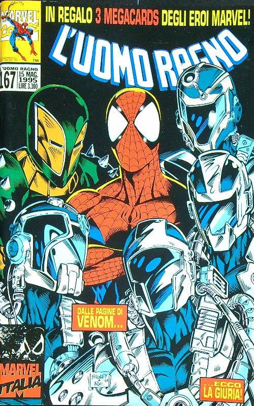 L' uomo ragno 167/ 15 maggio 1995 - copertina