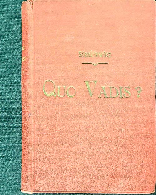 Quo Vadis? - Henryk Sienkiewicz - copertina