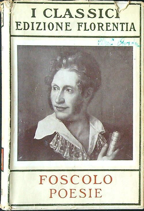 Poesie - Ugo Foscolo - copertina