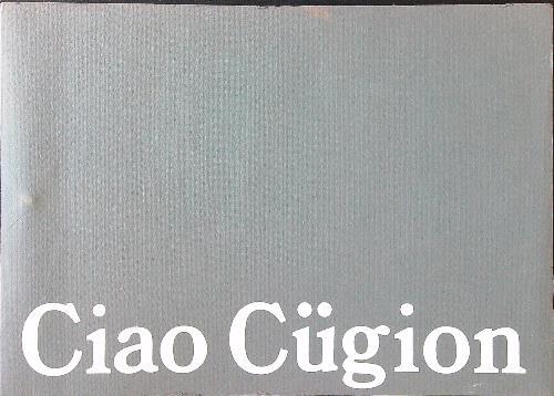 Ciao Cugion - copertina
