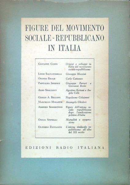 Figure del movimento sociale-repubblicano in Italia - copertina