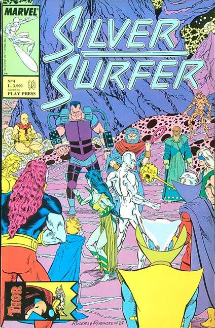 Silver Surfer 4/gennaio 1990 - copertina