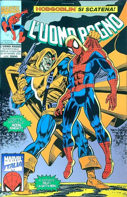 L' uomo ragno 152/30 settembre 1994 - copertina