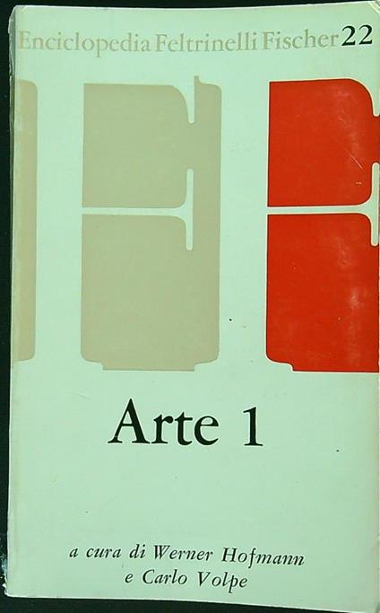 Arte I - Werner Hofmann - copertina