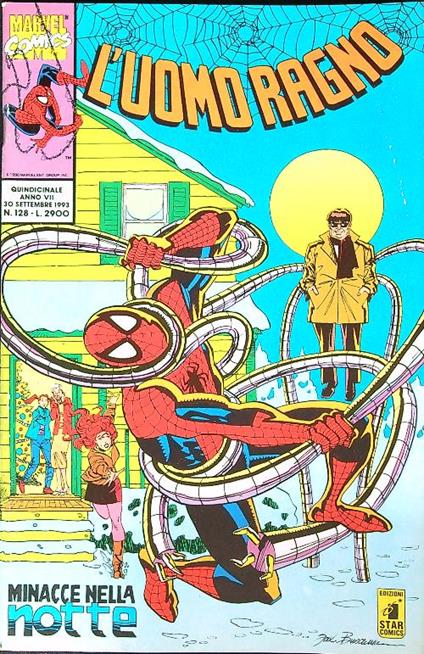L' uomo ragno 128/ 30 settembre 1993 - copertina