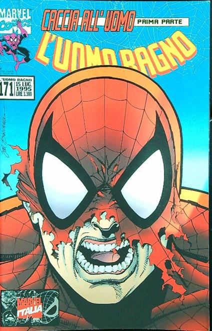 L' uomo ragno 171/ 15 luglio 1995 - copertina