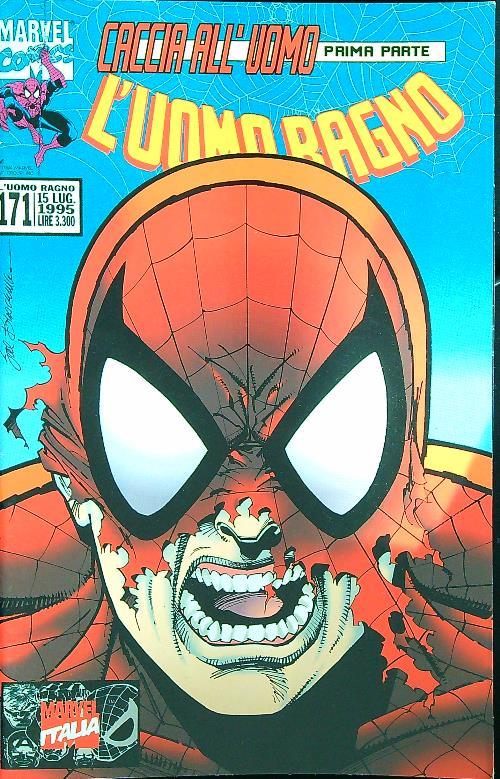 L' uomo ragno 171/ 15 luglio 1995 - copertina