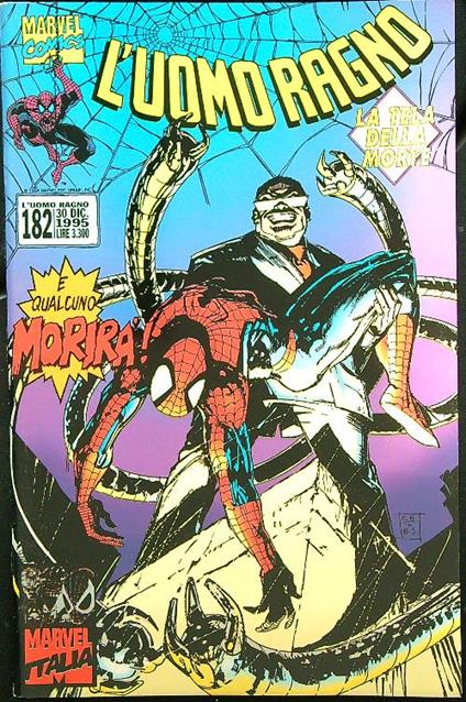 L' uomo ragno 182/ 30 dicembre 1995 - copertina