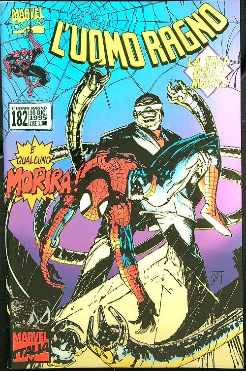 L' uomo ragno 182/ 30 dicembre 1995 - copertina