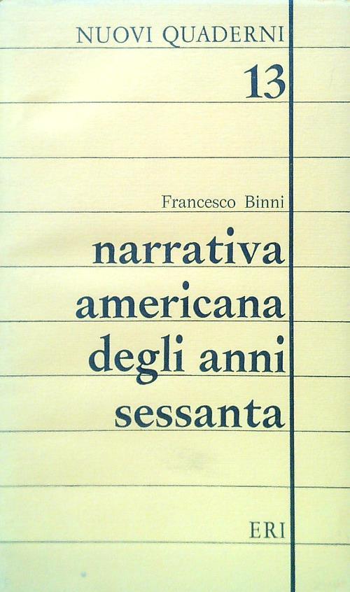 Narrativa americana degli anni sessanta