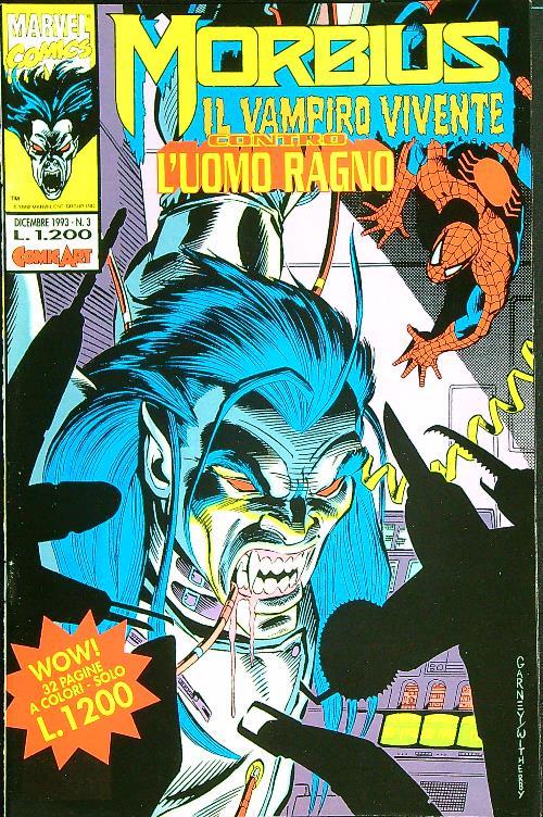 Morbius 3/dicembre 1993 - copertina