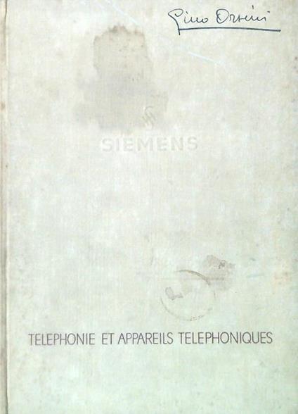 Telephonie et appareils telephoniques - copertina