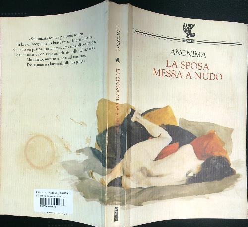 La sposa messa a nudo - Anonima - copertina