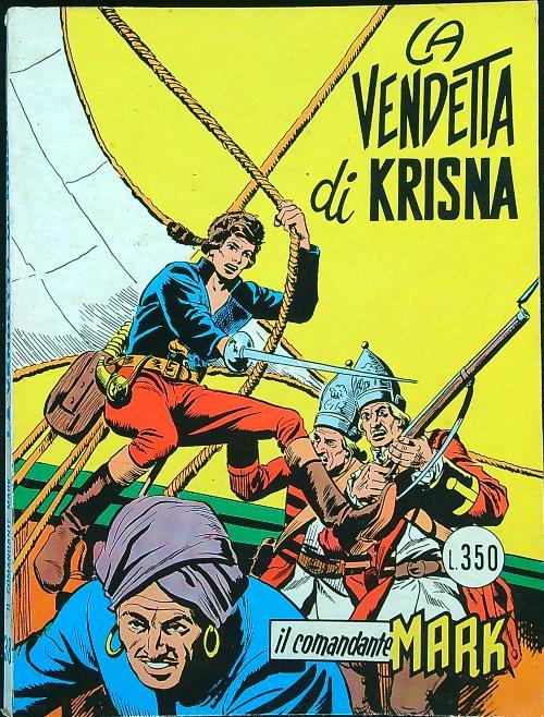 Il comandante Mark n. 38/luglio 1975: La vendetta di Krisna - copertina