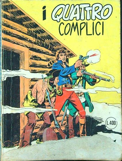 Il comandante Mark n. 71/aprile 1978: I quattro complici - copertina