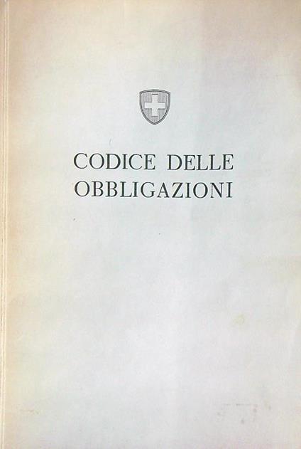 Codice delle obbligazioni - copertina