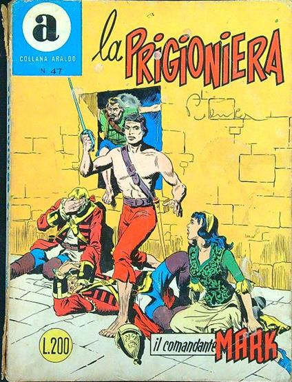 Il comandante Mark: La prigioniera - copertina