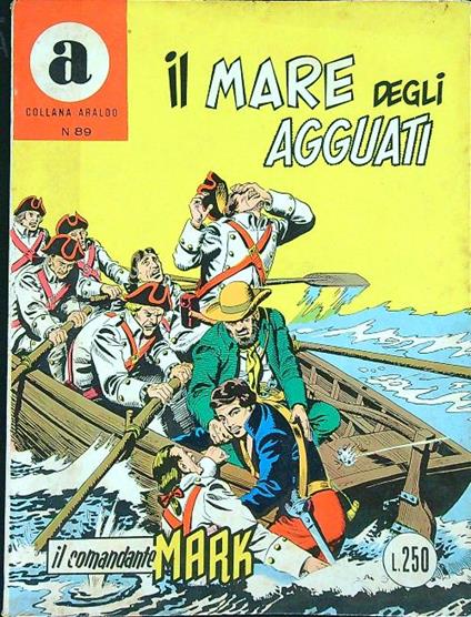 Il comandante Mark: Il mare degli agguati - copertina
