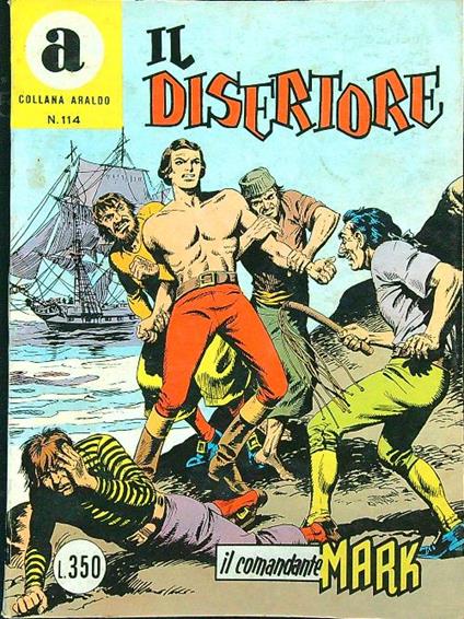 Il comandante Mark: Il disertore - copertina