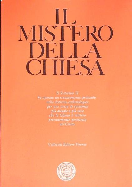 Il mistero della chiesa - copertina