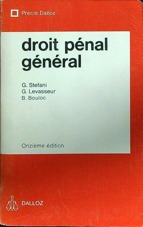 Droit penal general