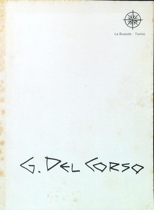 G. Del Corso. Catalogo mostra 14 settembre 1977