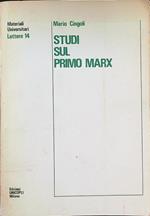 Studi sul primo Marx