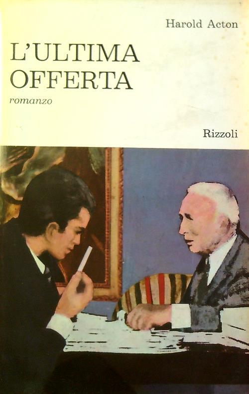 L' ultima offerta - Harold Acton - copertina