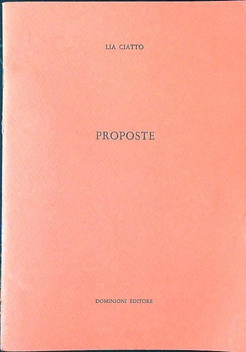 Proposte