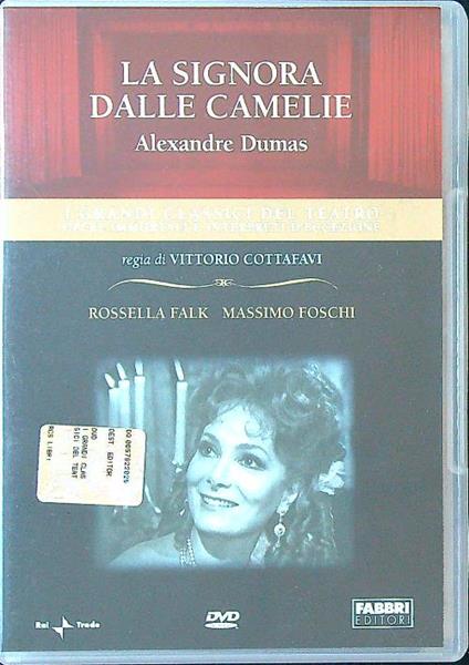 La signora dalle camelie DVD - A. Dumas - copertina