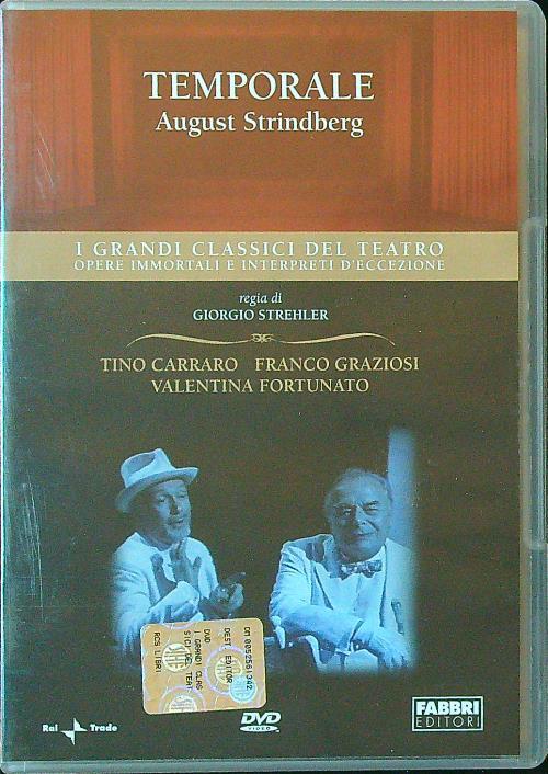 Temporale DVD - August Strindberg - copertina