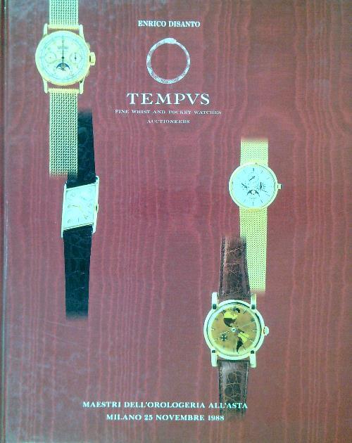 II° Red Book Tempus. Maestri dell'orologeria all'asta 1988
