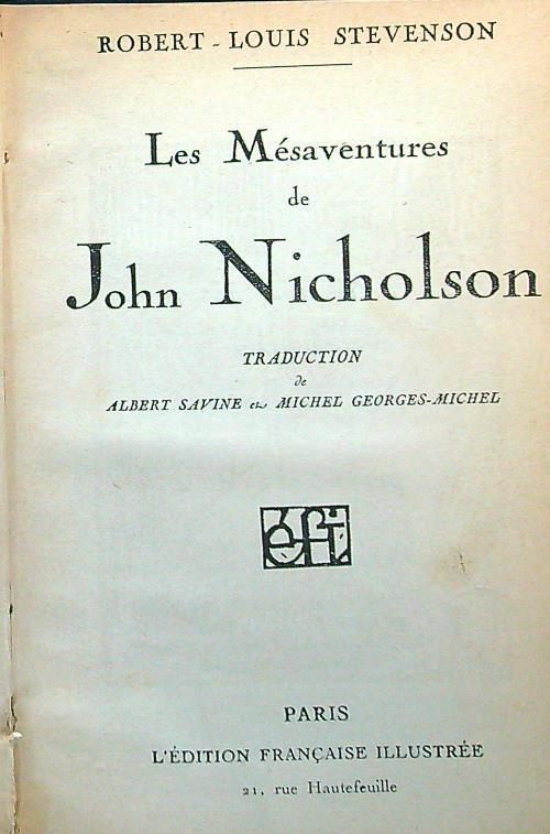 Les mesaventures de John Nicholson