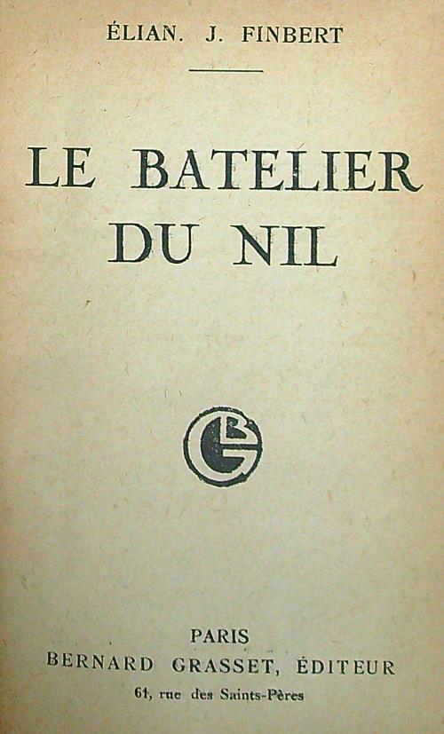 Le batelier du Nil