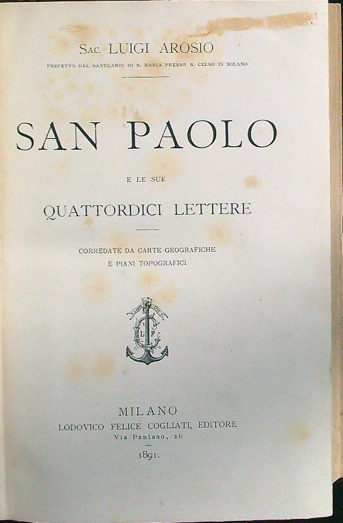 San Paolo e le sue quattordici lettere