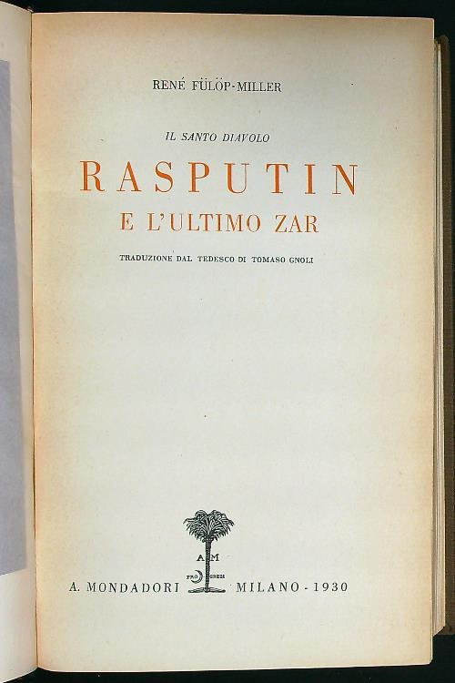 Rasputin e l'ultimo Zar