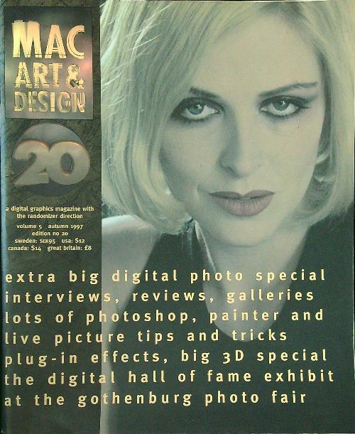 Mac Art & Design n. 20/autumn 1997 - copertina