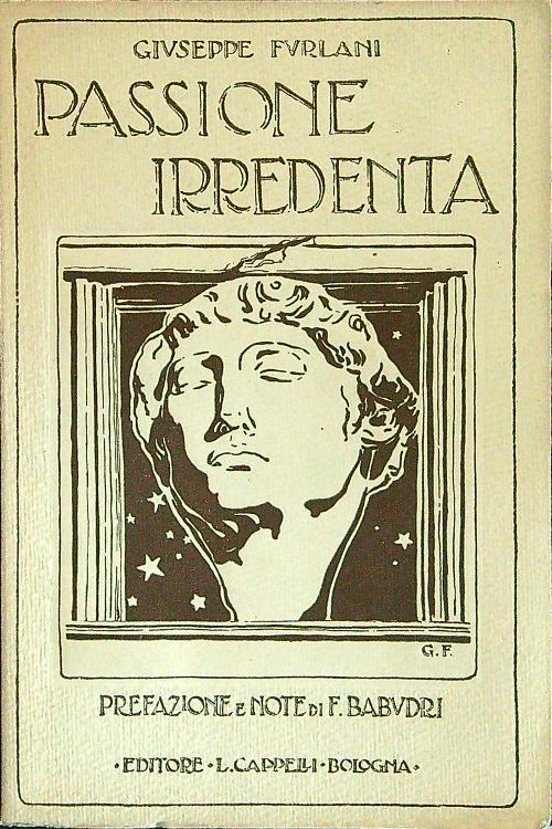 Passione irredenta - Giuseppe Furlani - copertina