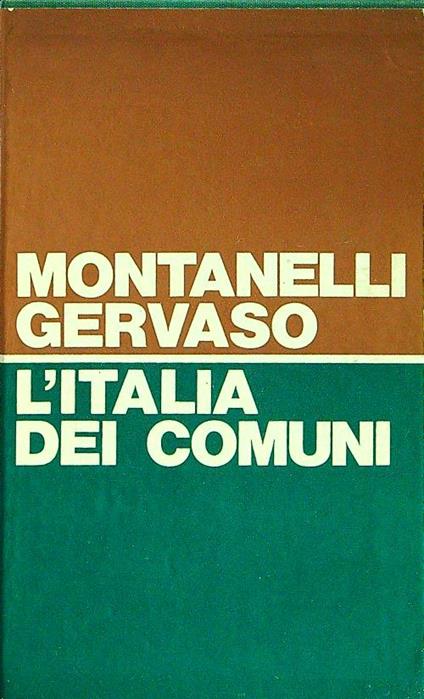 L' Italia dei comuni - Montanelli - copertina