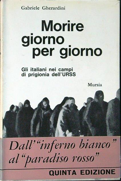 Morire giorno per giorno - Gabriele Gherardini - copertina