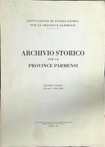 Archivio storico per le province parmensi quarta serie Vol. L anno 1998