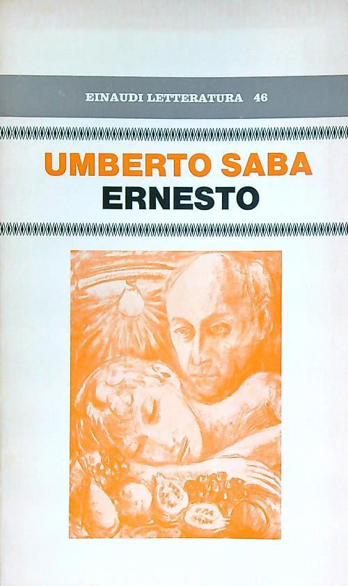 Ernesto - Umberto Saba - copertina