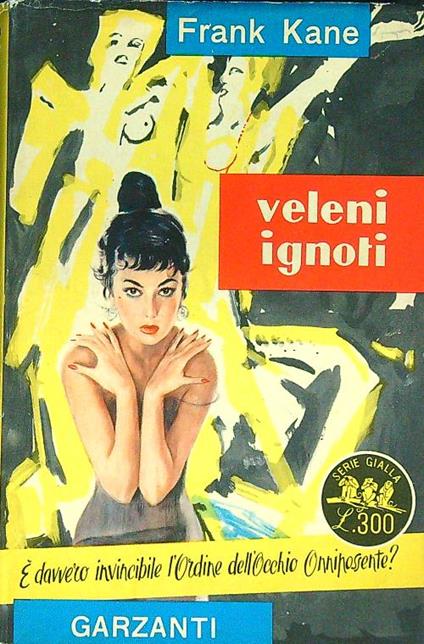 Veleni ignoti - Frank Kane - copertina