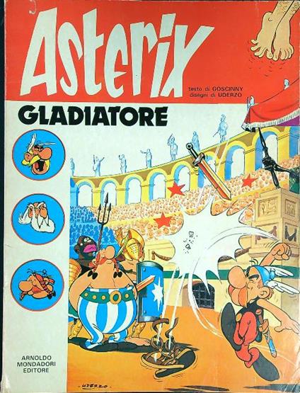 Asterix gladiatore - René Goscinny - copertina