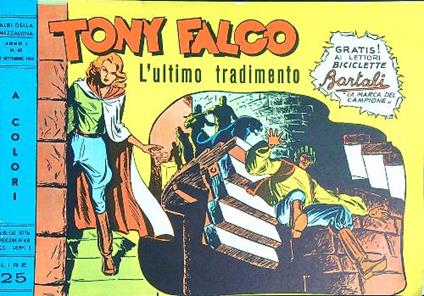Tony Falco n. 41 - L'ultimo tradimento - copertina