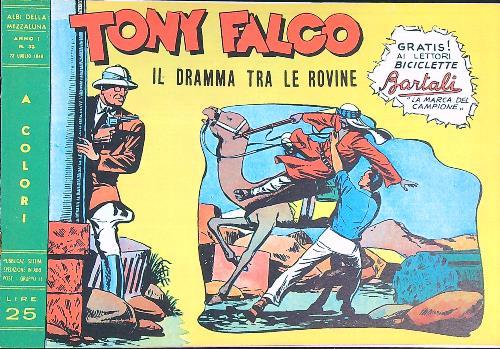 Tony Falco n. 33 - Il dramma tra le rovine - copertina