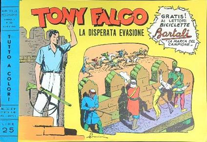 Tony Falco n. 20 - La disperata evasione - copertina