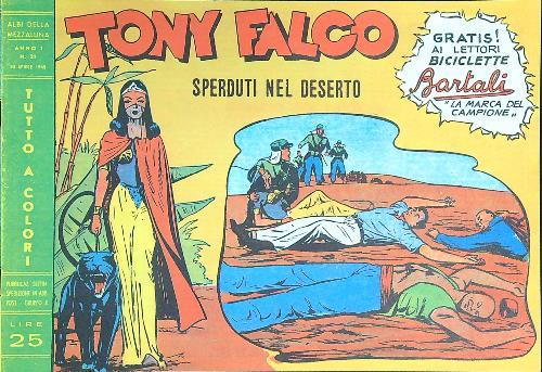 Tony Falco n. 21 - Sperduti nel deserto - copertina