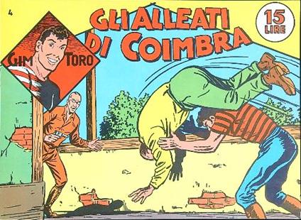 Gim Toro n. 4 - Gli alleati di Coimbra - copertina